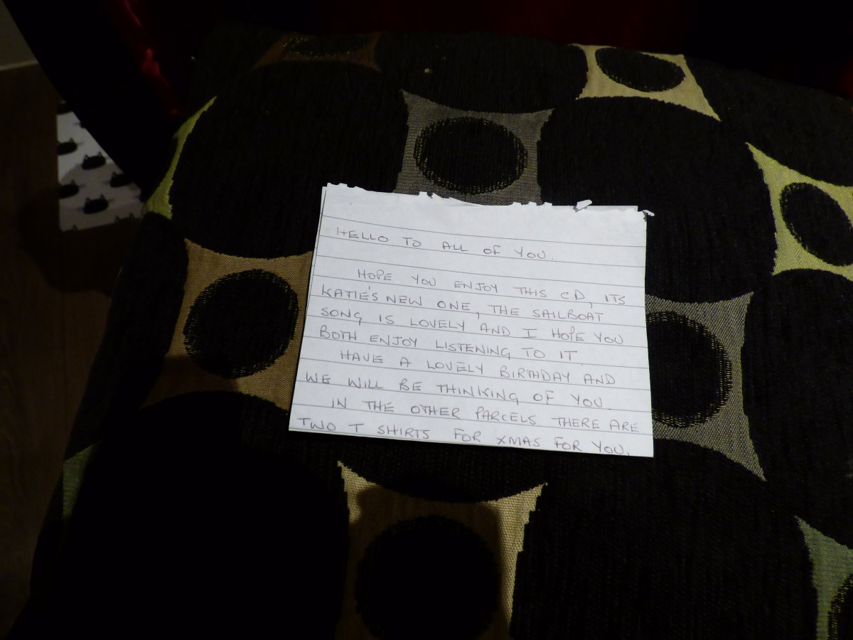 Mum’s last letter.