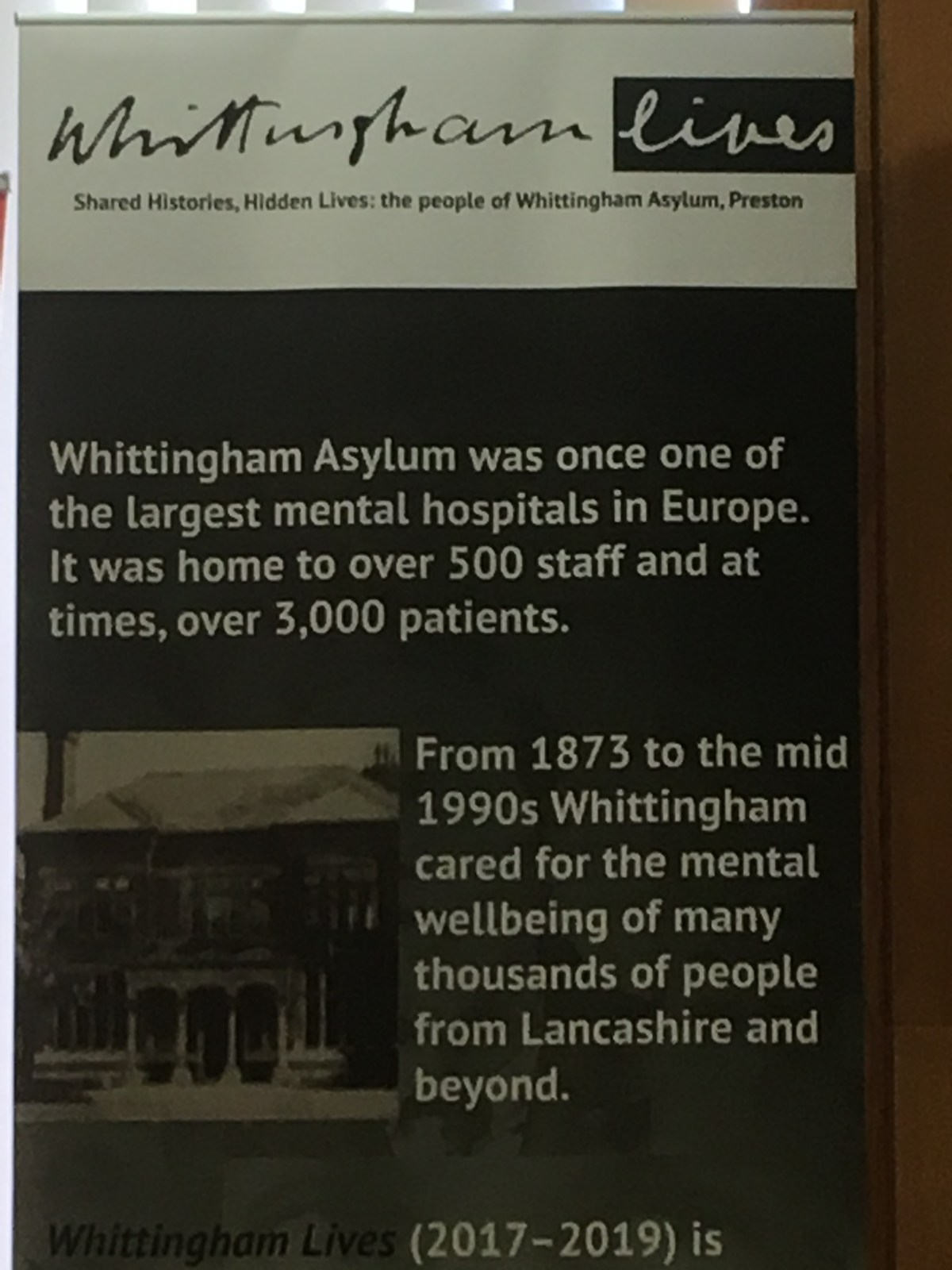 Voices of Whittingham….Past lives in an&nbsp;Asylum.